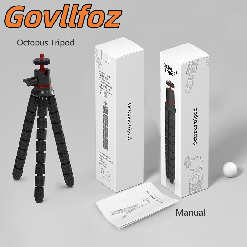 Webcam Stand Clip - Mini Universal Fotografie Oktopus Flexibles Stativ