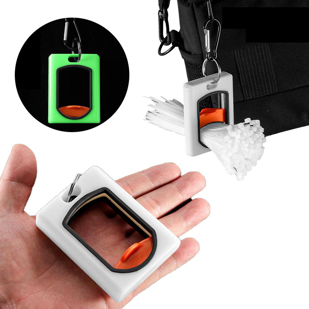 Home Office Tech Gadgets - Kabelbinder-Aufbewahrungswerkzeug Neu verbessertes fluoreszierendes Modell Reißverschluss-Aufbewahrungsgadget