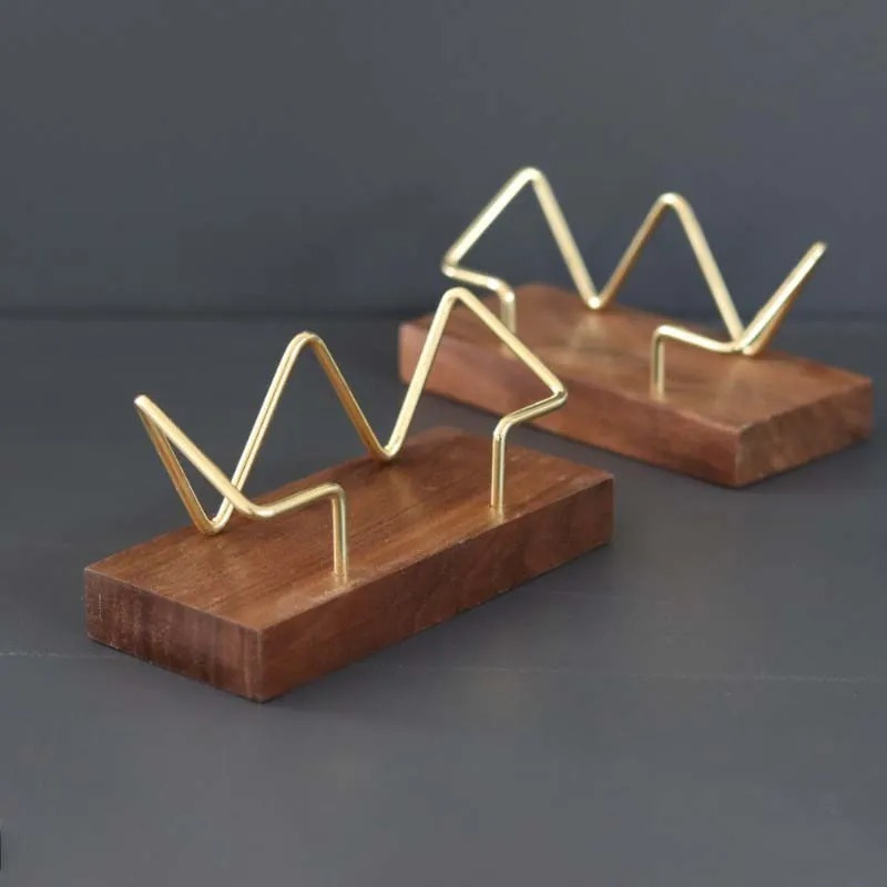 Home Office Tech Gadgets - Visitenkarte nbox Holz Visitenkarte halter Schreibtisch