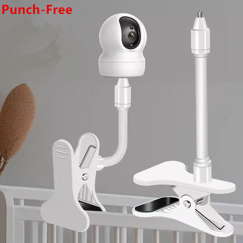 Webcam Stand Clip - Tragbare, flexible Kameraklemmhalterung, Babyphone-Kamerahalter, Ständer, Webcam-Monitor,