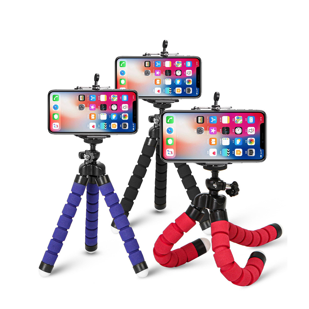 Webcam Stand Clip - Mini Universal Fotografie Oktopus-Stativ Einbeinstativ Handy