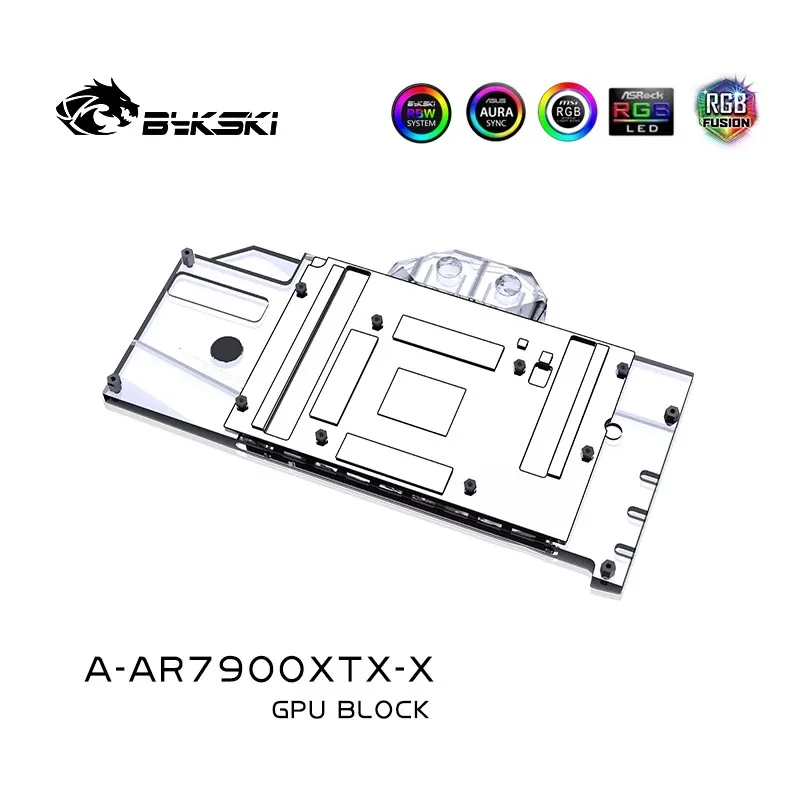 Amd Vga Rx 7900 Xtx - Bykski Wasserblock für ASRock AMD Radeon