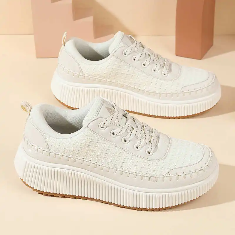 Office Tech For Men - Braune Schuhe für Damen, flache Schuhe,