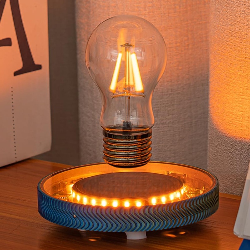 Office Tech Room - Schwebende Kabellose LED-Glühbirne Schreibtischlampe für Einzigartige
