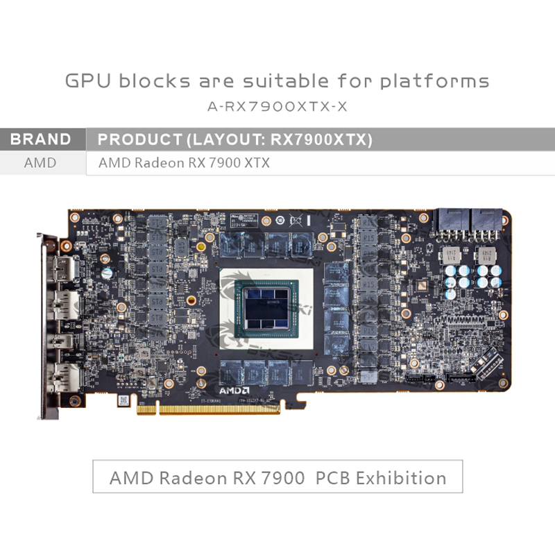 Bykski A-RX7900XTX-X Wasserblo – Amd Vga Rx 7900 Xtx Bewertung und Preis