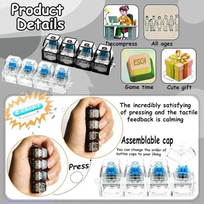 1 Stück LED-Tastatur-Tastenkap – Office Tech And Gadgets Bewertung und Preis