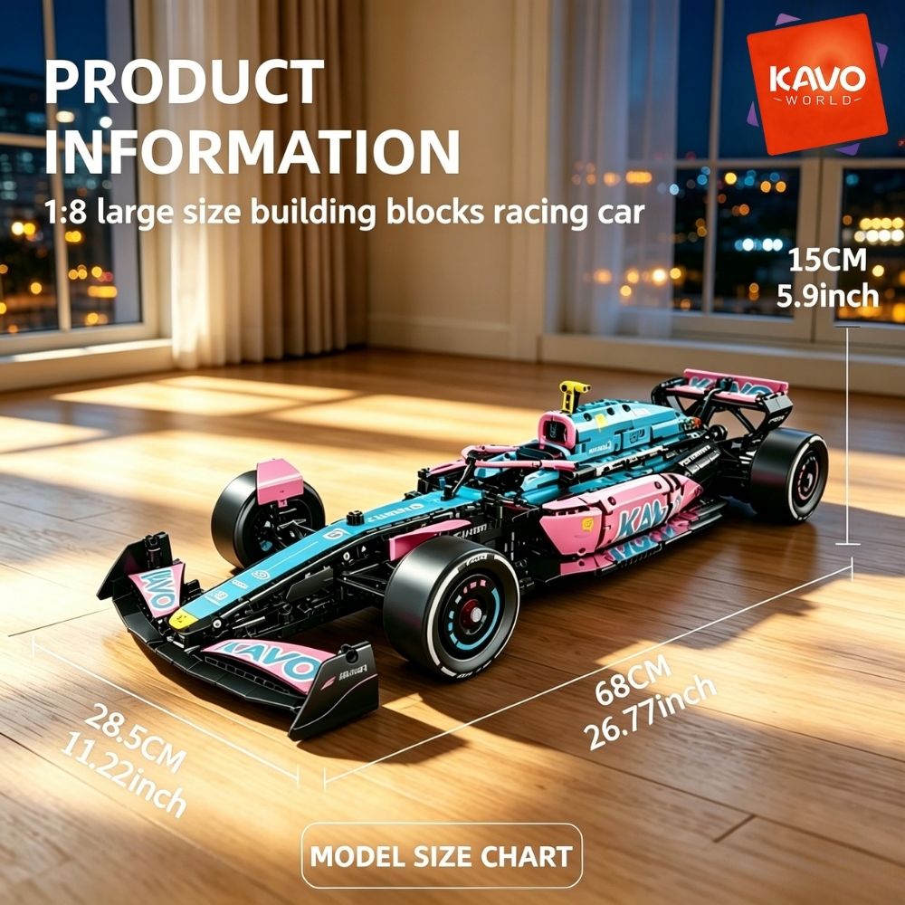 KAVOWORLD 1:8 Rosa-Blauer Form – Office Productivity Tech Bewertung und Preis