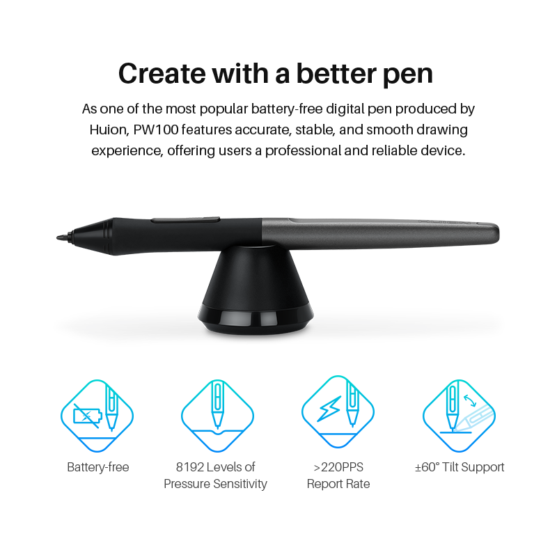 Huion h580x Grafik tablett dig – Drawing Pad Signature Bewertung und Preis