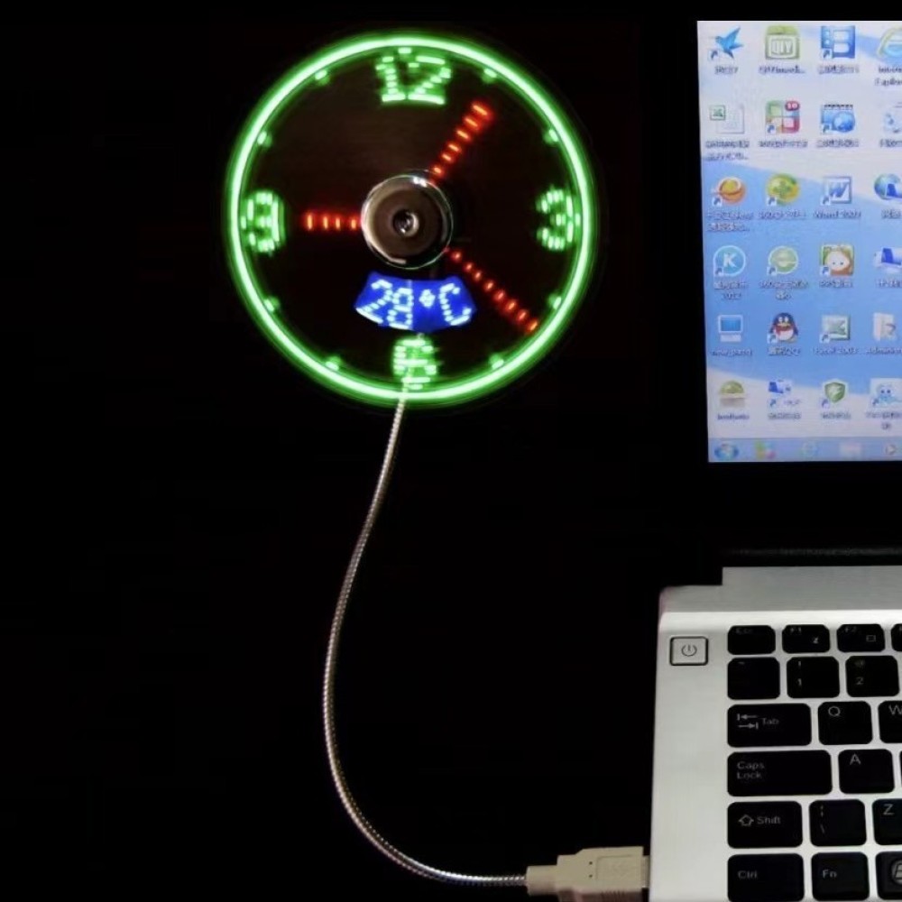 Personalisierter USB-LED-Uhren – Office Tech And Gadgets Bewertung und Preis
